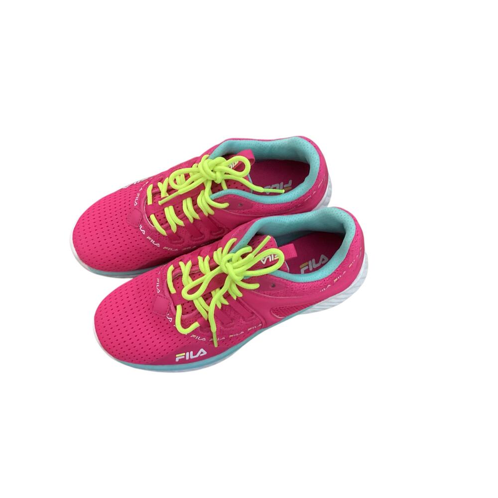 Fila Bright Pink Sneakers Girls Size 4